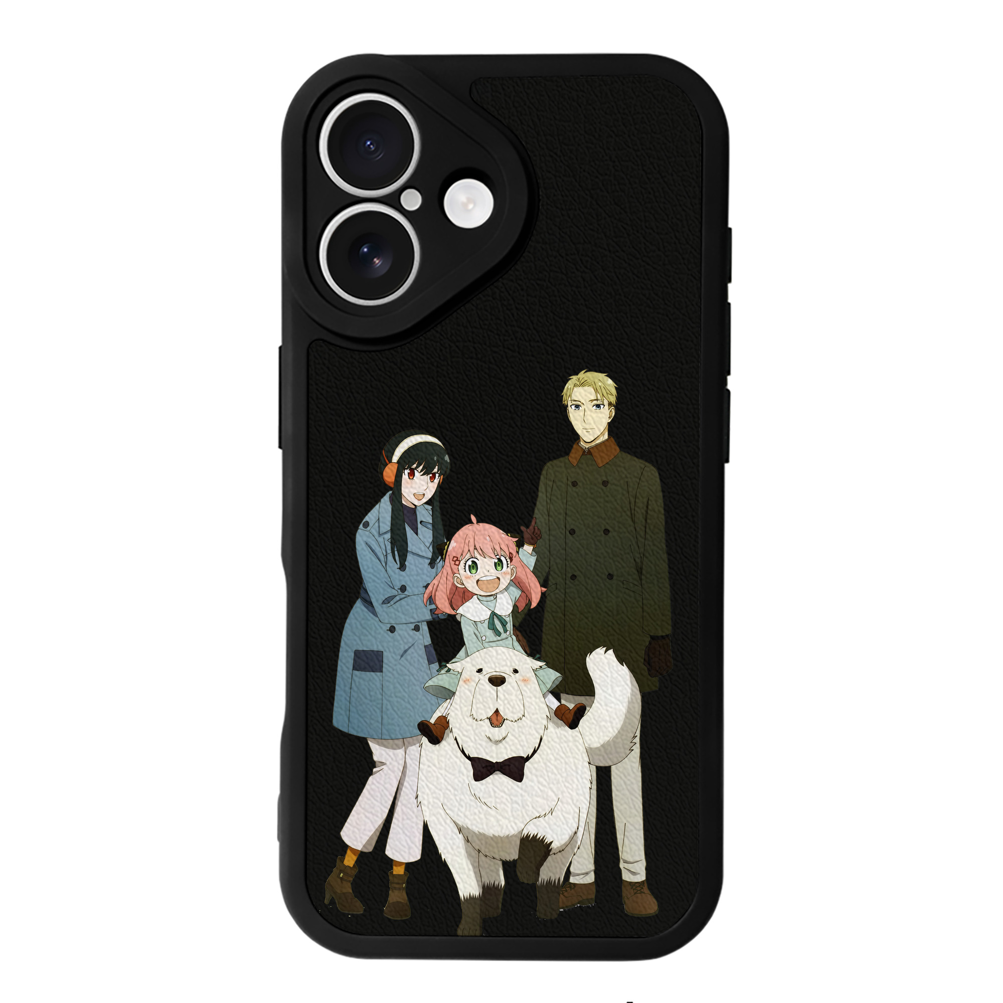 （画像用） SPY×FAMILY间谍家家酒 【iPhone 16シリーズ対応】シリコンスマホケース（レザー調） 材質：シリコン